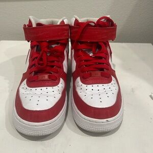 Customized Arkansas WPS Nike Elite Womens High Dunks